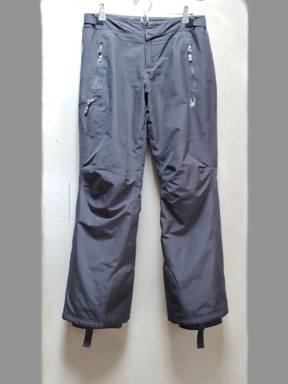 Spyder Black Ski Pants Women’s Size M Cargo Pocket Insulated